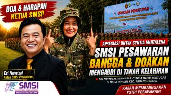 SMSI Pesawaran Dukung Cyntia Martalena, Berharap Berkontribusi untuk KNMP Pesawaran 
